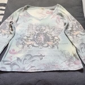 Women's Multicolor Graphic Top